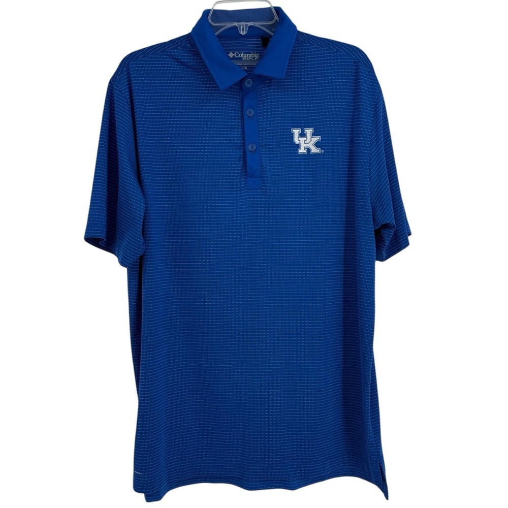 Columbia University of Kentucky Wildcats Omni-wick Polo Shirt Size L Performance